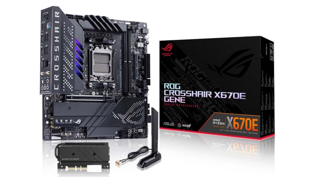 Mainboard ASUS ROG CROSSHAIR X670E GENE (AM5 | M-ATX | 2 khe DDR5)
