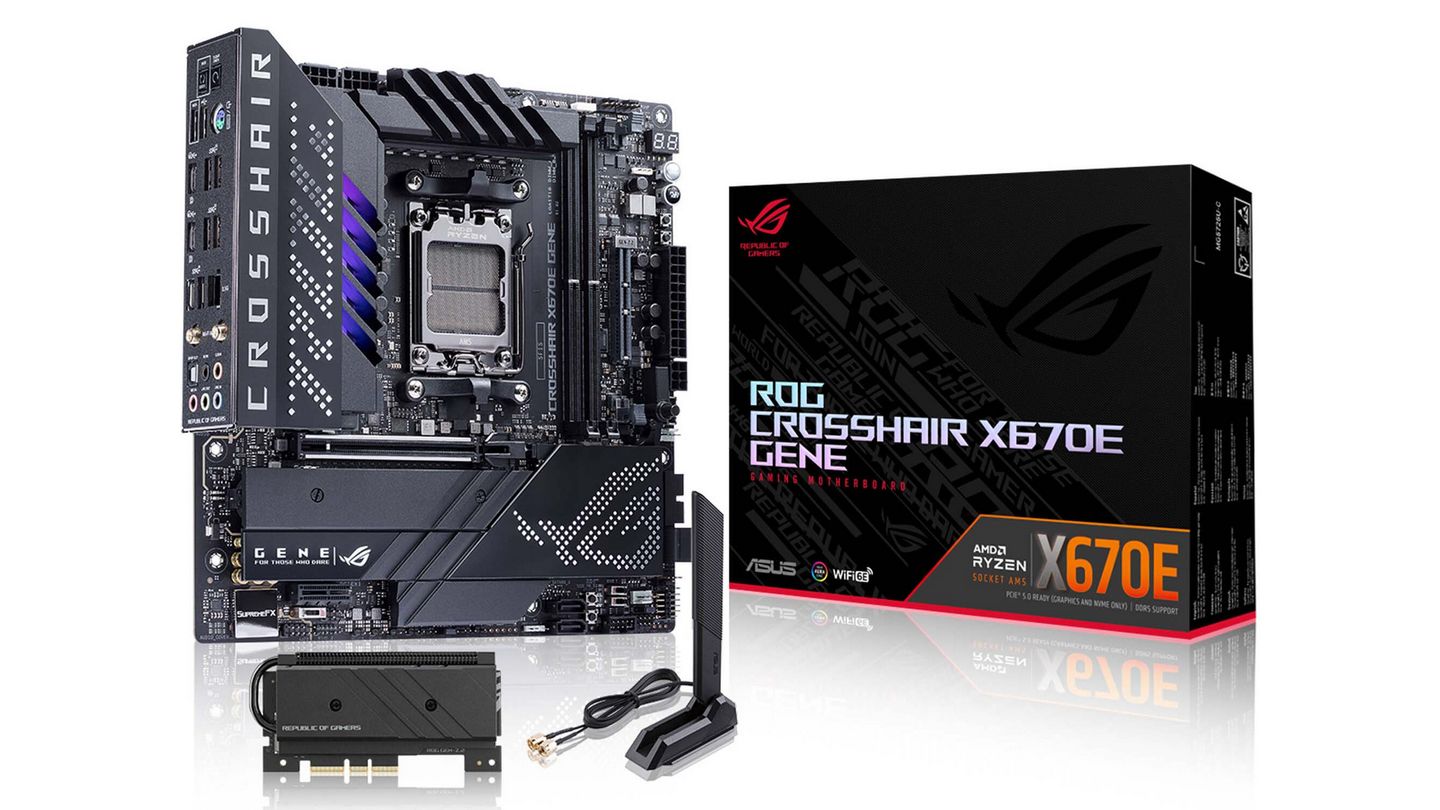 Mainboard ASUS ROG CROSSHAIR X670E GENE (AM5 | M-ATX | 2 khe DDR5)