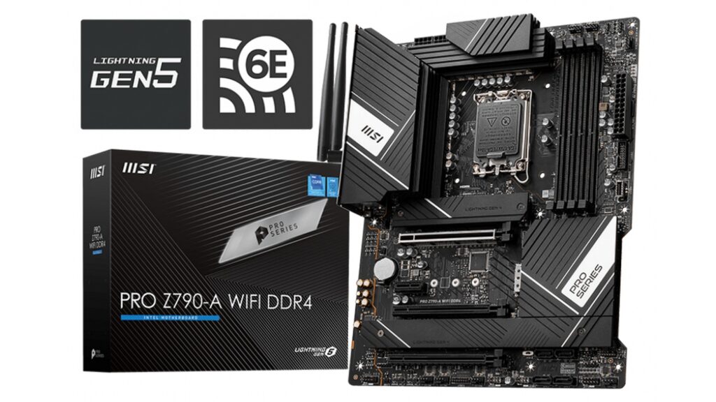 Mainboard MSI PRO Z790-A WIFI DDR4 (LGA1700 | ATX | 4 Khe RAM)