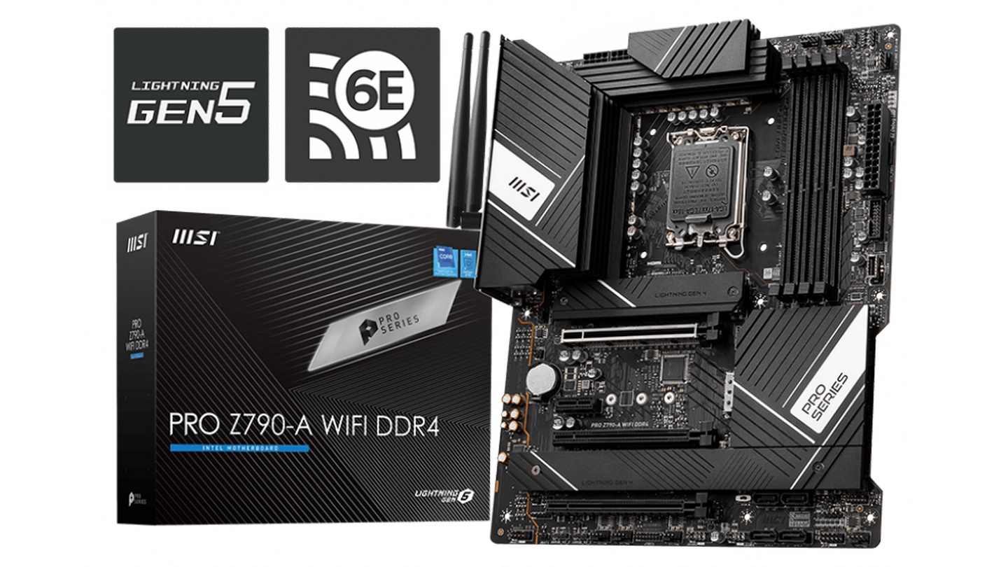 Mainboard MSI PRO Z790-A WIFI DDR4 (LGA1700 | ATX | 4 Khe RAM) 1 Mainboard MSI PRO Z790-A WIFI DDR4 (LGA1700 | ATX | 4 Khe RAM)