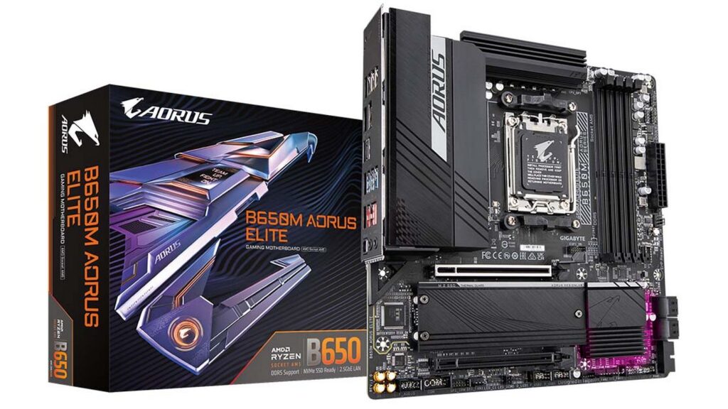 Mainboard GIGABYTE B650M AORUS ELITE (Socket AM5 | 4 Khe RAM | M-ATX)