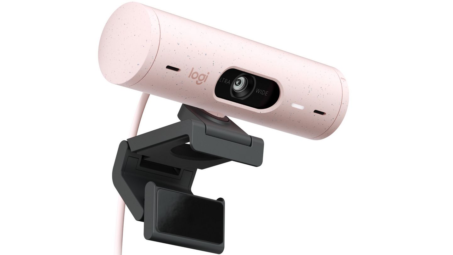 Webcam Logitech Brio 500 - Pink 4 Webcam Logitech Brio 500 - Pink