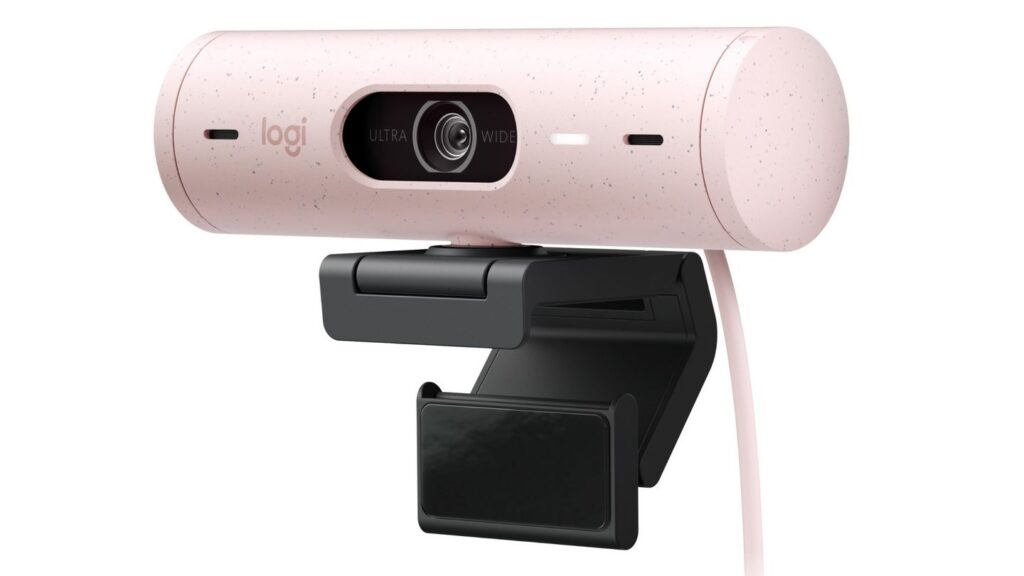 Webcam Logitech Brio 500 - Pink 7 Webcam Logitech Brio 500 - Pink