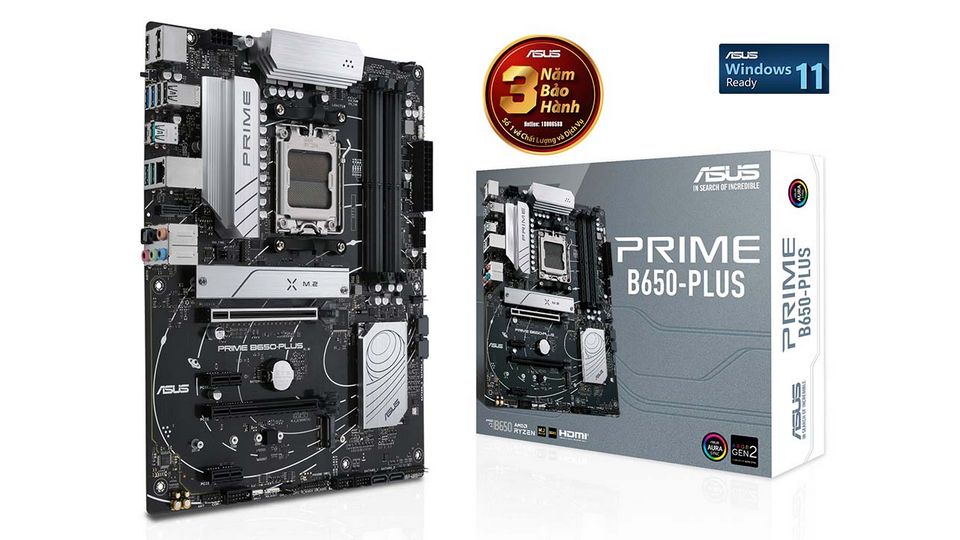 Mainboard ASUS PRIME B650-PLUS  (Socket AM5 | ATX | 4 khe RAM DDR5)