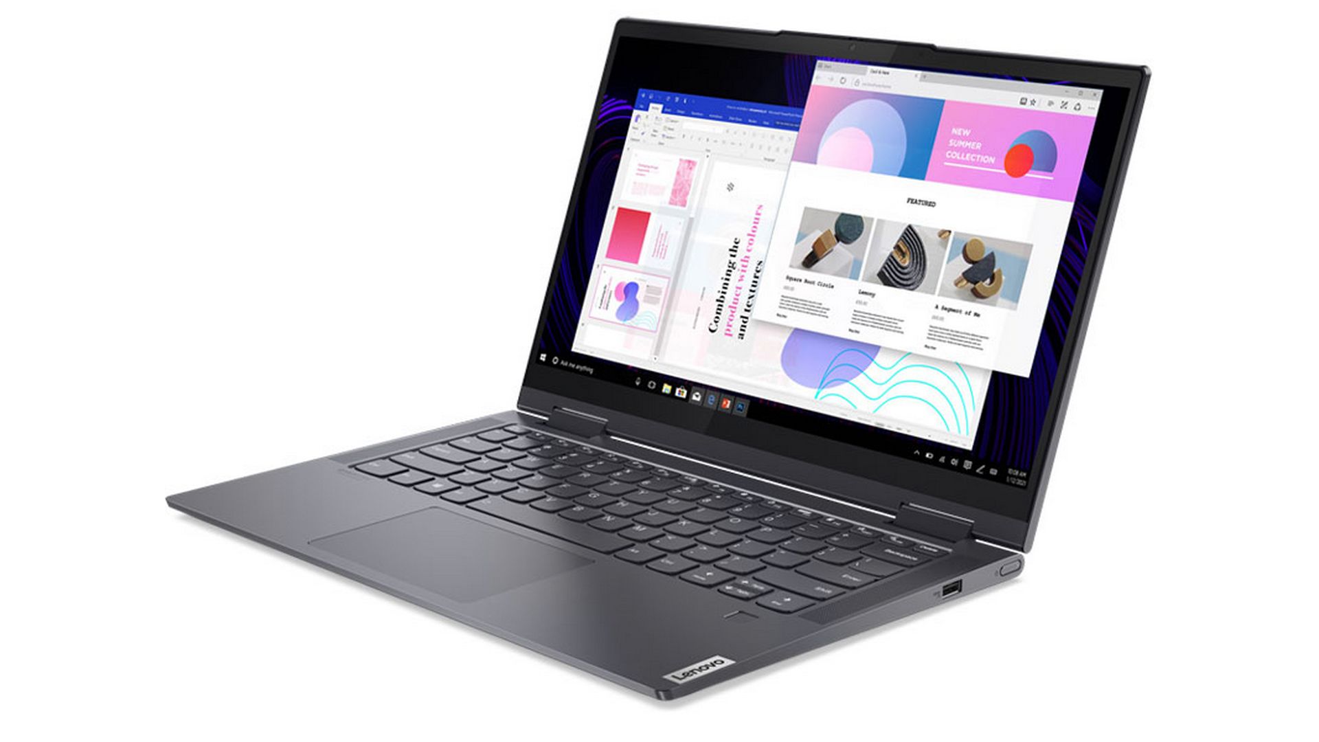 Laptop Lenovo Yoga 7 14ACN6 82N7008VVN (Ryzen 7 5800U | RAM 8GB | SSD 512GB |14 inch IPS FHD | Win11 | Xám) 2 Laptop Lenovo Yoga 7 14ACN6 82N7008VVN (Ryzen 7 5800U | RAM 8GB | SSD 512GB |14 inch IPS FHD | Win11 | Xám)
