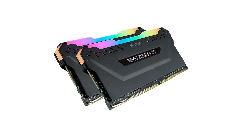 RAM Desktop Corsair Vengeance Pro RGB Black 32GB (2x16GB) DDR4 3200MHz (CMW32GX4M2E3200C16)
