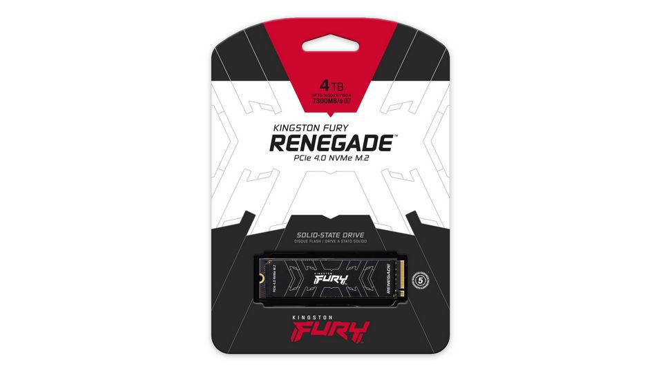 Ổ cứng SSD Kingston FURY Renegade 4TB (M.2 NVMe Gen 4 x 4 | Đọc 7300Mb - Ghi 7000Mb/s) 1 Ổ cứng SSD Kingston FURY Renegade 4TB (M.2 NVMe Gen 4 x 4 | Đọc 7300Mb - Ghi 7000Mb/s)