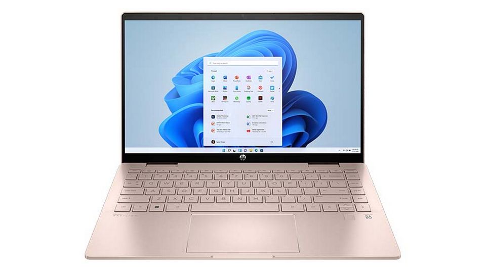 Laptop HP Pavilion X360 14-ek0130TU 7C0P5PA (i3-1215U | RAM 8GB | SSD 256GB | 14FHD-Touch | Win11 | Gold | Pen)