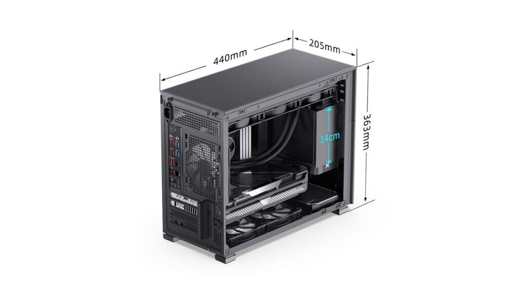 Vỏ Case JONSBO D31 SC Black ( Mini Tower | Black | Màn hình phụ 8") 15 Vỏ Case JONSBO D31 SC Black ( Mini Tower | Black | Màn hình phụ 8")