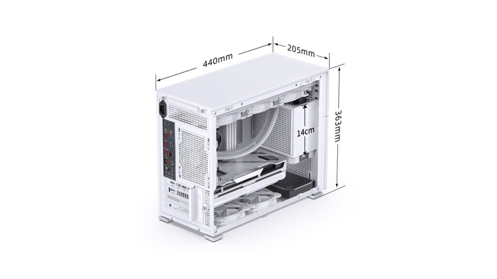 Vỏ Case JONSBO D31 Mesh White (Mini Tower | White) 13 Vỏ Case JONSBO D31 Mesh White (Mini Tower | White)