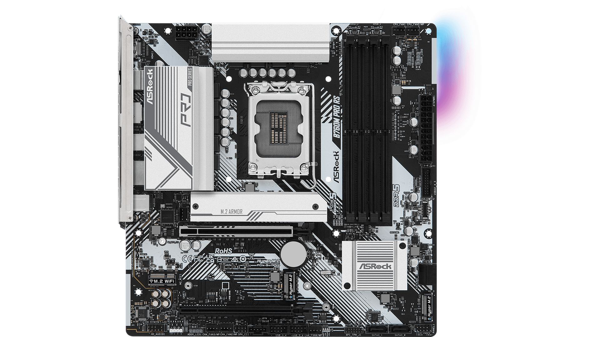 Mainboard ASRock B760M Pro RS (LGA1700 | mATX | 4 Khe RAM DDR5)