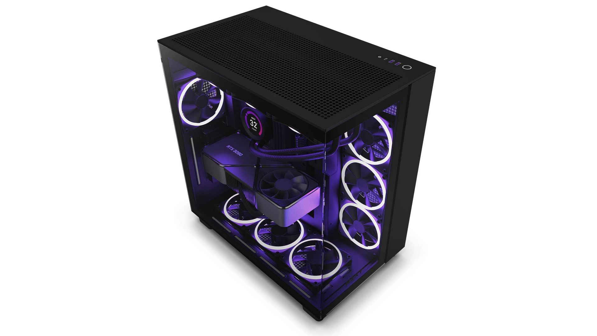 Vỏ case NZXT H9 Flow Black (Black | MidTower)