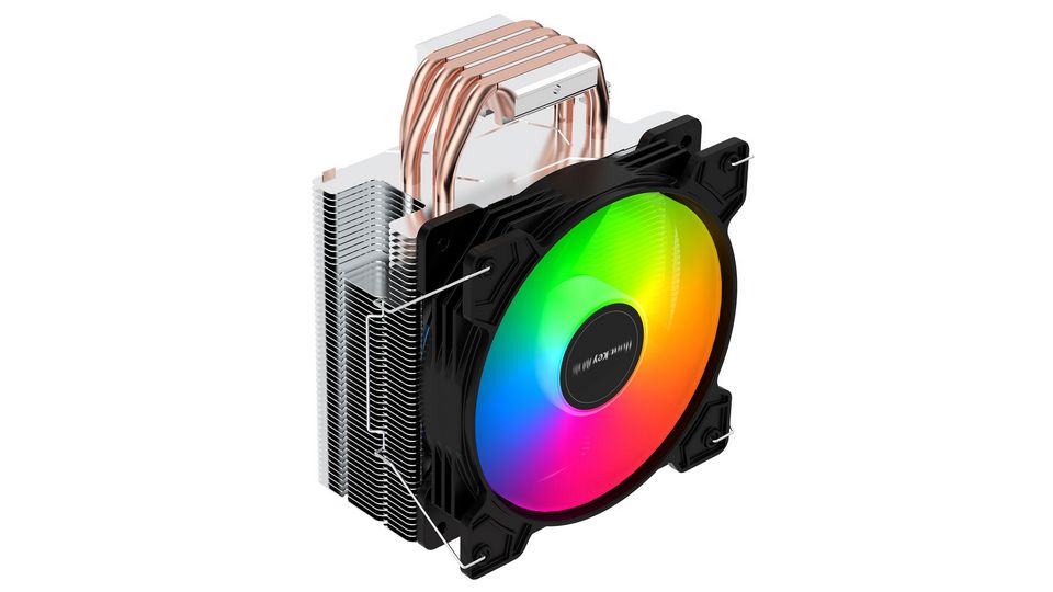 Tản nhiệt khí CPU Huntkey Cooler Frozen 400 Colorful 4 Tản nhiệt khí CPU Huntkey Cooler Frozen 400 Colorful