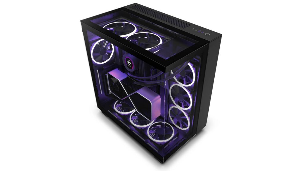 Vỏ case NZXT H9 Elite Black (Black | MidTower | 3 Fan RGB)