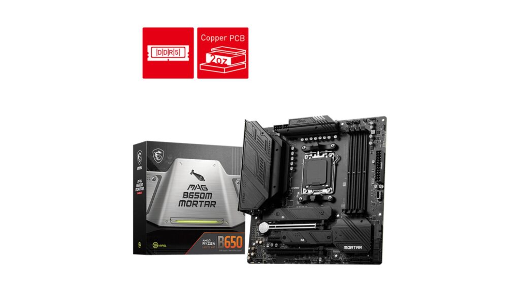 Mainboard MSI MAG B650M MORTAR WIFI (AM5 | mATX | 4 Khe RAM DDR5)