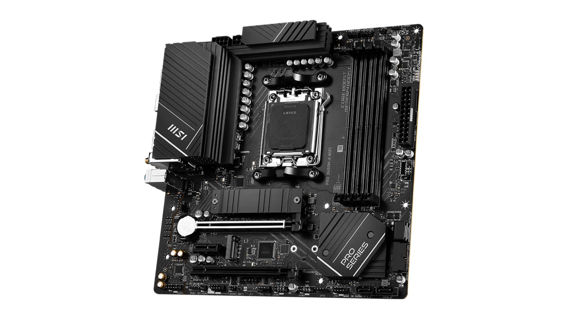 Mainboard MSI PRO B650M-A WIFI (AM5 | mATX | 4 Khe RAM DDR5) 4 Mainboard MSI PRO B650M-A WIFI (AM5 | mATX | 4 Khe RAM DDR5)