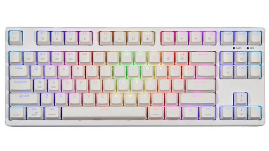 Bàn phím cơ không dây Fuhlen T87S Pro White (Red Switch)