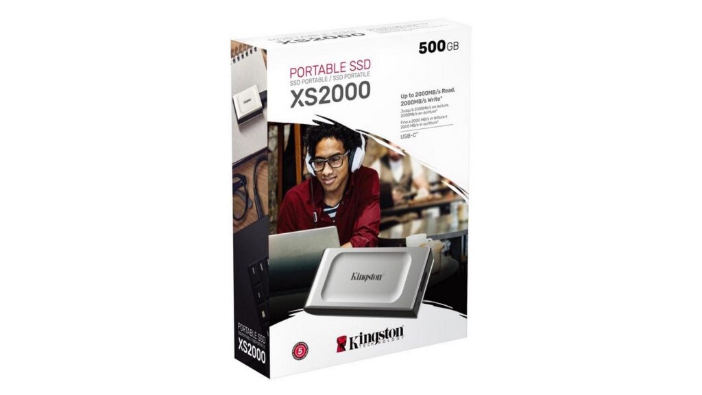 Ổ cứng di động SSD Kingston XS2000-500GB