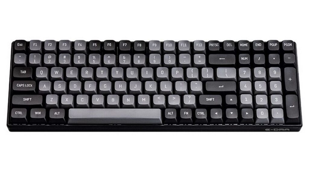 Bàn Phím Cơ Không Dây E-DRA EK396W V2 (Bluetooth|USB-C|Brown Switch)
