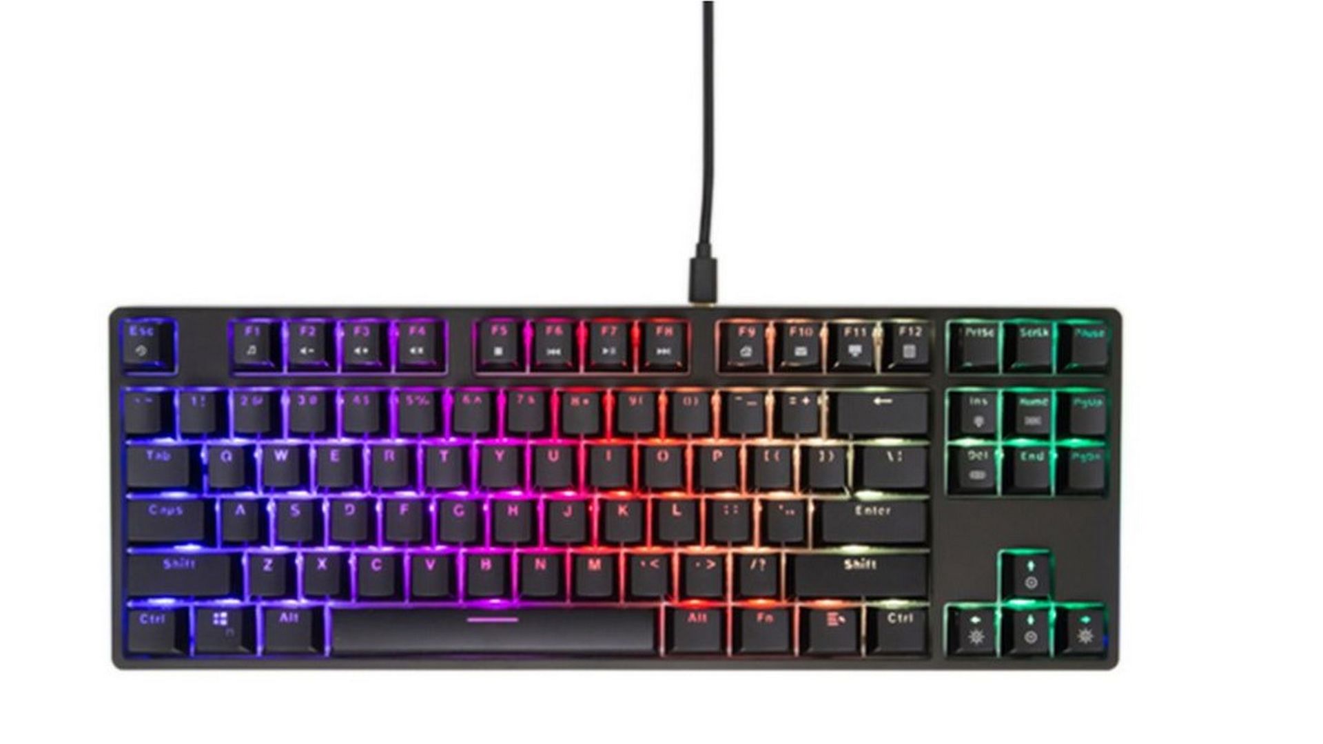Bàn phím cơ Fuhlen D87S RGB Black (Brown Switch)