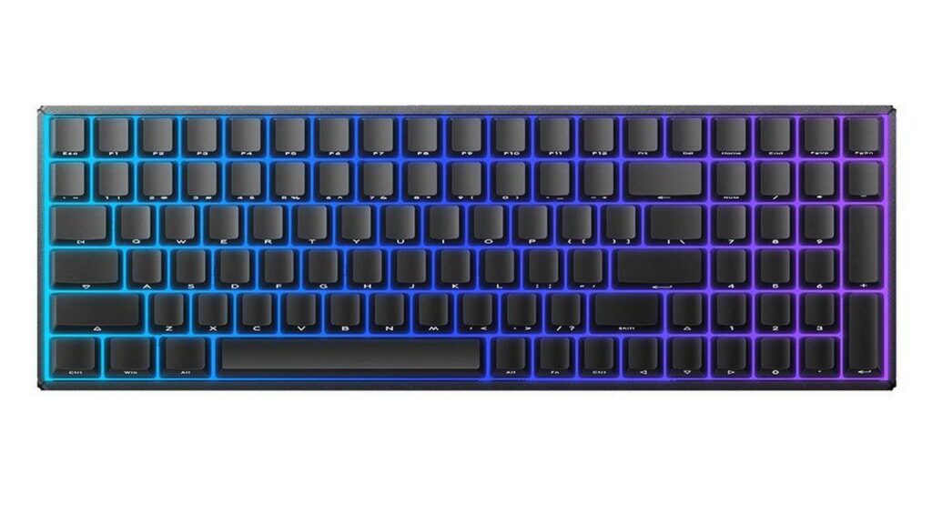 Bàn phím cơ IQUNIX F97 Kight Wireless RGB Cherry Silent Red