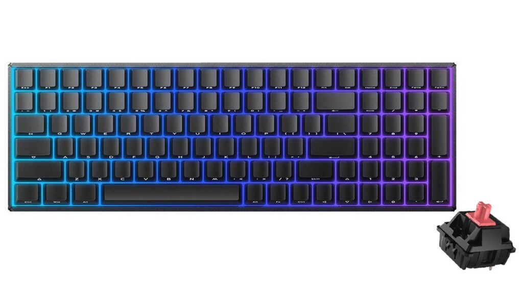 Bàn phím cơ IQUNIX F97 Kight Wireless RGB Cherry Silent Red 3 Bàn phím cơ IQUNIX F97 Kight Wireless RGB Cherry Silent Red