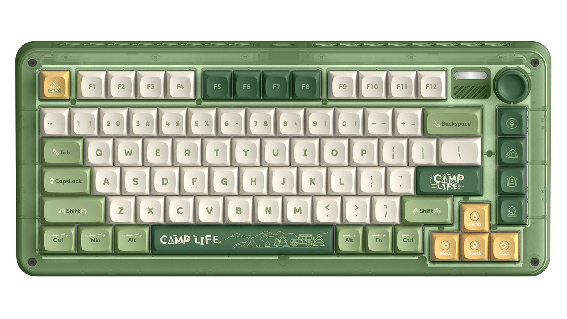 Bàn phím cơ IQUNIX ZX75 Camping RGB TTC Gold Pink 1 Bàn phím cơ IQUNIX ZX75 Camping RGB TTC Gold Pink