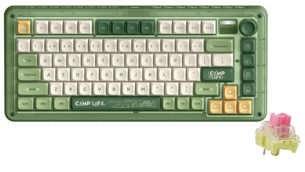 Bàn phím cơ IQUNIX ZX75 Camping RGB TTC Gold Pink 3 Bàn phím cơ IQUNIX ZX75 Camping RGB TTC Gold Pink