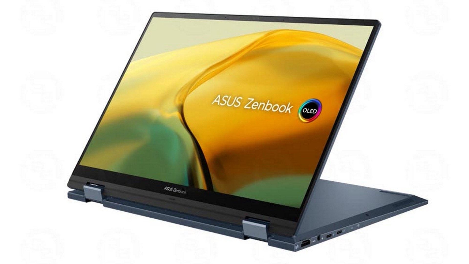 Laptop ASUS Zenbook 14 Flip OLED UP3404VA-KN038W (i5-1340P | RAM 16GB | SSD 512GB | OLED-14-2.8K | Cảm ứng | Win11 | Xanh | Nhôm)