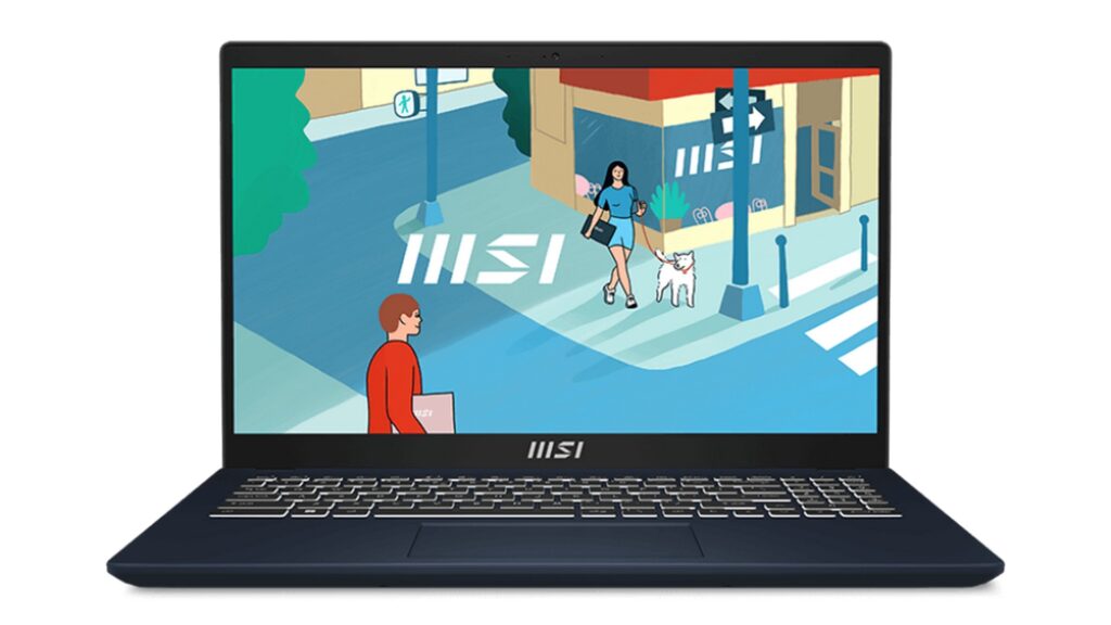 Laptop MSI Modern 15 B13M-New (i7-1335U | RAM 16GB | SSD 512GB | 15.6 FHD | Win11 | Star Blue)