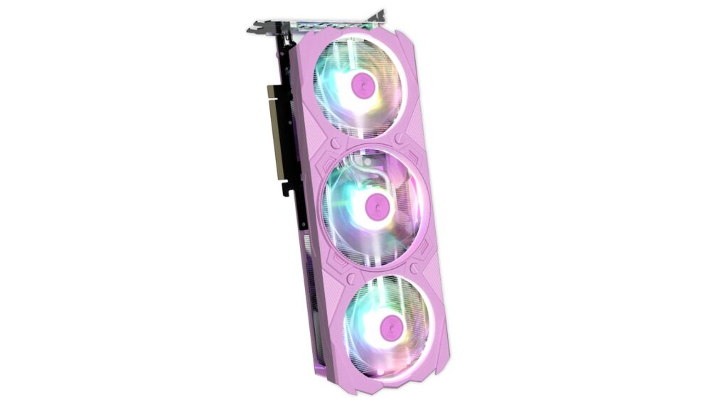 Card Màn Hình GALAX GeForce RTX 4070 EX Gamer 12GB GDDR6X màu hồng