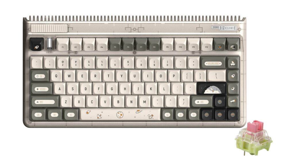 Bàn phím cơ IQUNIX OG80 Hitchhiker RGB TTC Gold Pink