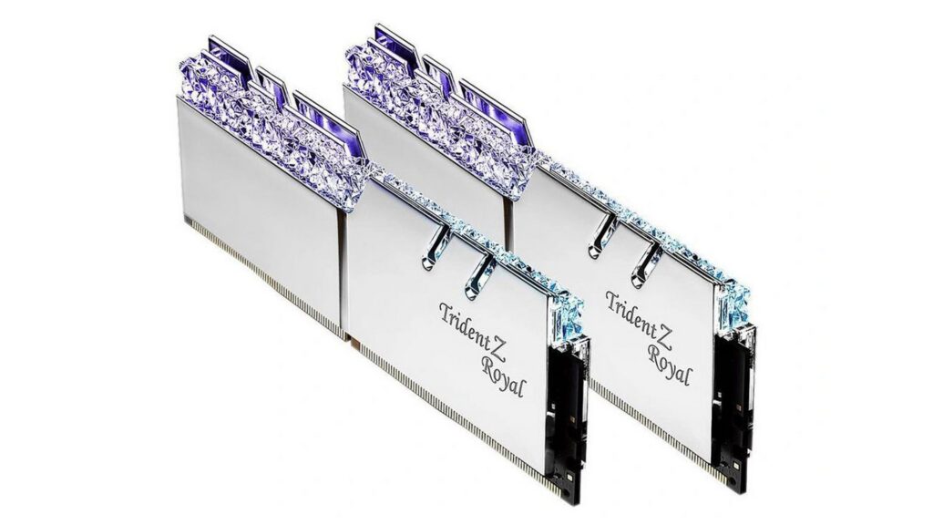 RAM Desktop GSKILL Trident Z Royal 16GB (2x8GB) DDR4 3200MHz (F4-3200C16D-16GTRS)