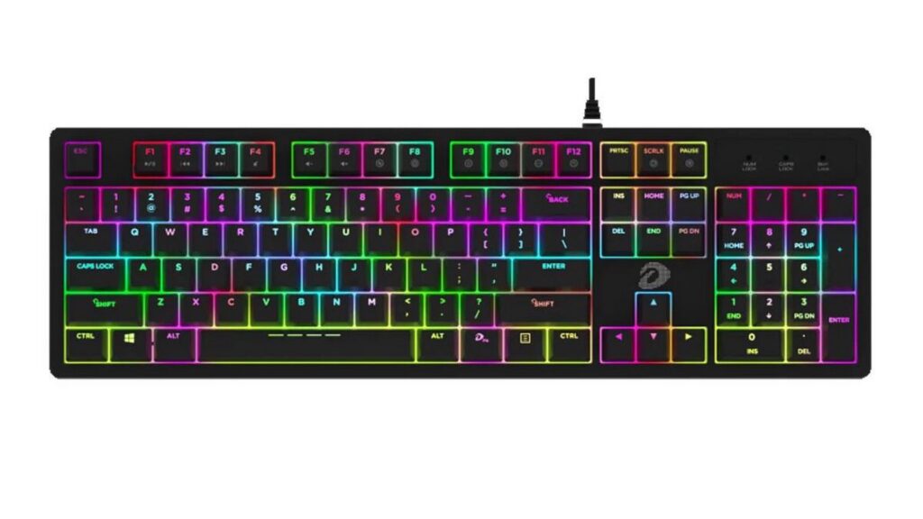 Bàn phím cơ DareU EK1280 V2 RGB Red Switch