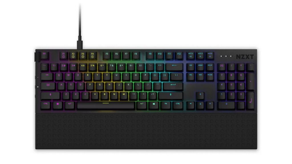 Bàn phím cơ NZXT Function - (Gateron Linear Red Switch | ABS | LED RGB | Full Size)