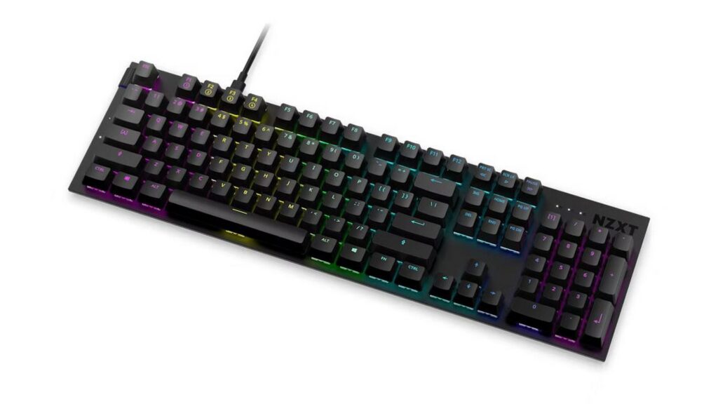 Bàn phím cơ NZXT Function - (Gateron Linear Red Switch | ABS | LED RGB | Full Size)