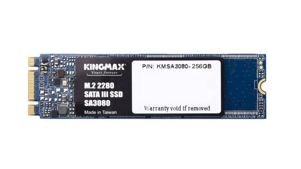 Ổ cứng SSD Kingmax SA3080 256GB (M.2 SATA | Đọc 540MB/s - Ghi 450MB/s)