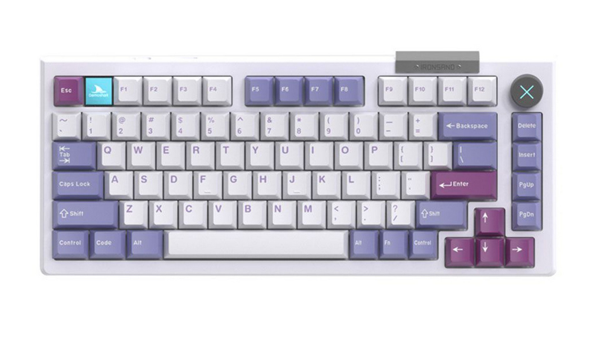 Bàn phím cơ Darmoshark TOP 75 Gaming Mechanical White