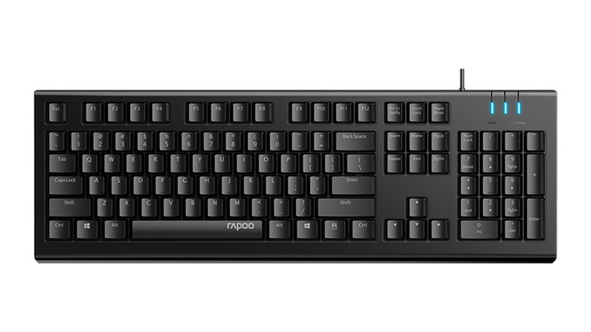 Bàn phím RAPOO NK1800 (USB | Black)