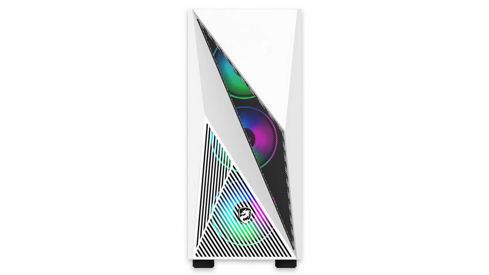 Vỏ Case VITRA POSEIDON R12 White (Mid Tower / Trắng / Tặng kèm 3 fan RGB) 2 Vỏ Case VITRA POSEIDON R12 White (Mid Tower / Trắng / Tặng kèm 3 fan RGB)