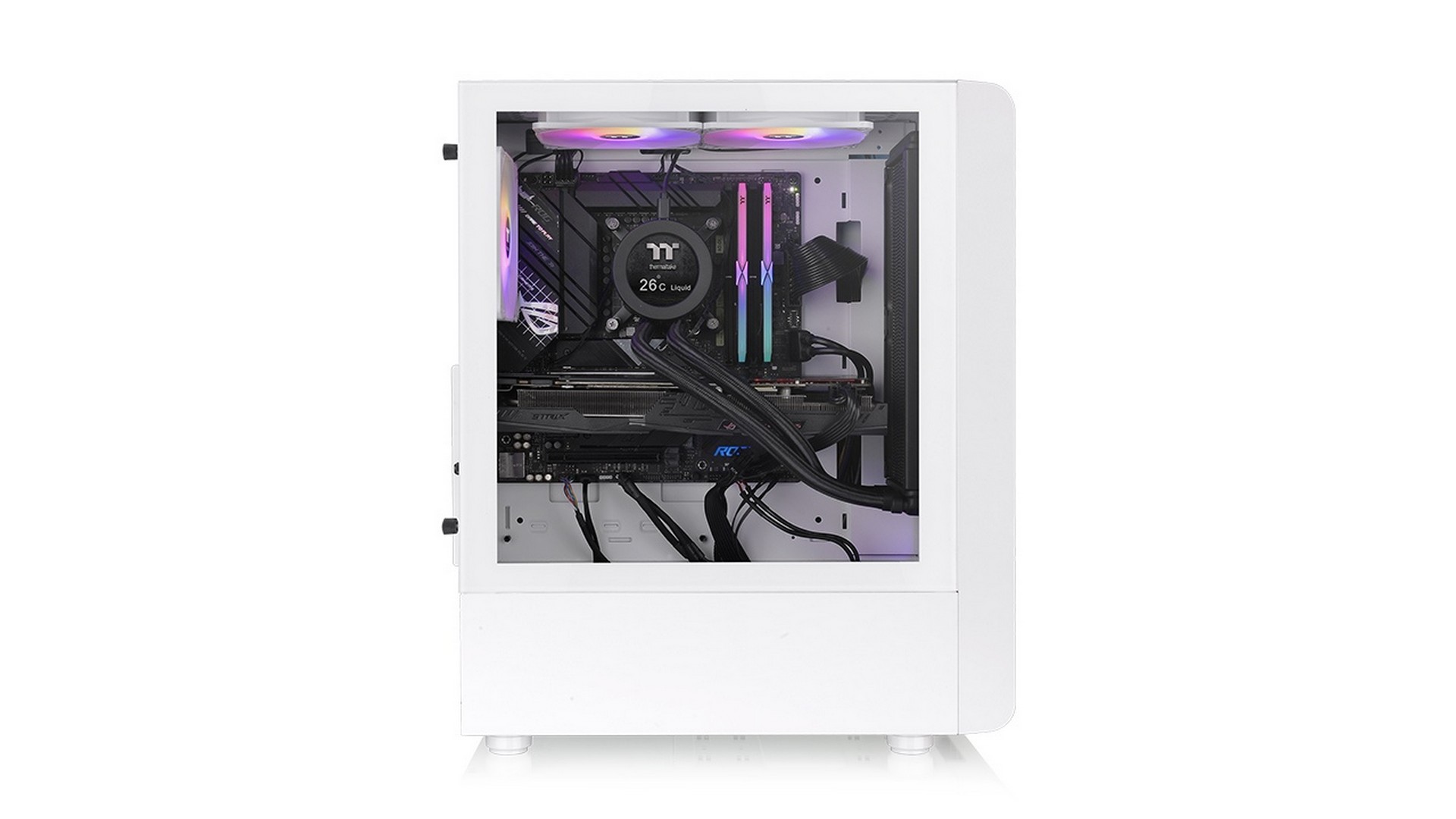 Vỏ case Thermaltake S200 TG Snow 5 Vỏ case Thermaltake S200 TG Snow