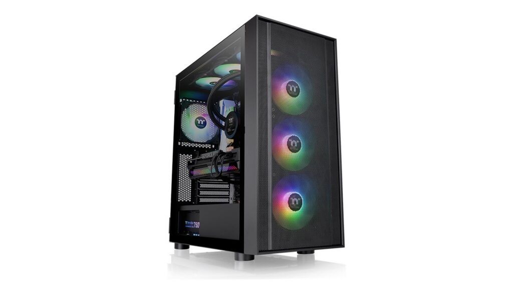 Vỏ case Thermaltake H570 TG ARGB Black