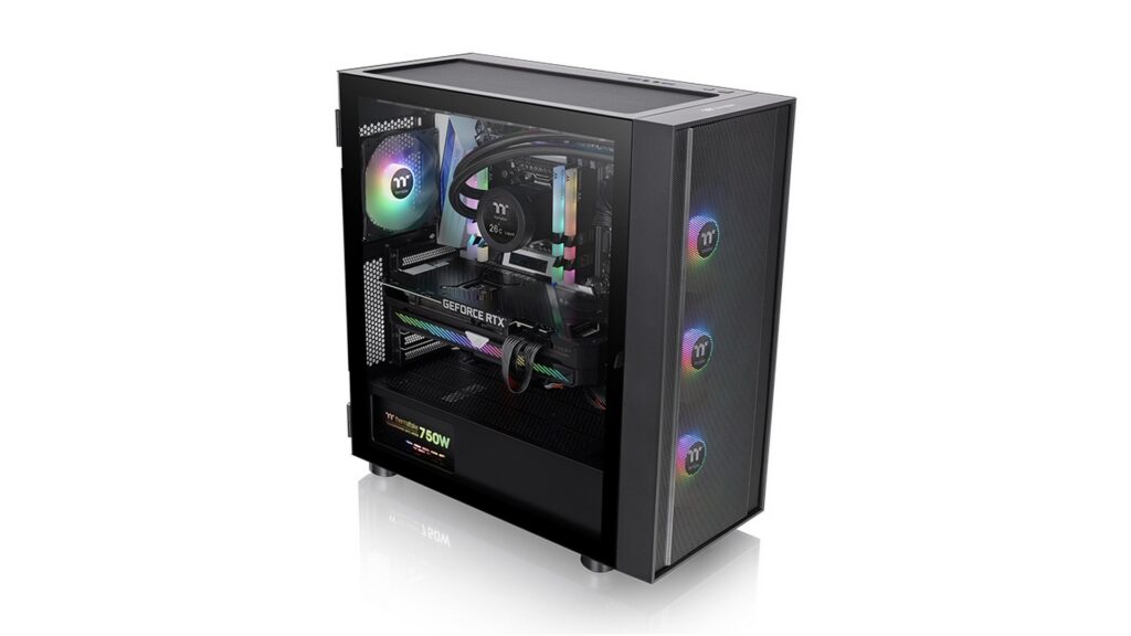Vỏ case Thermaltake H570 TG ARGB Black