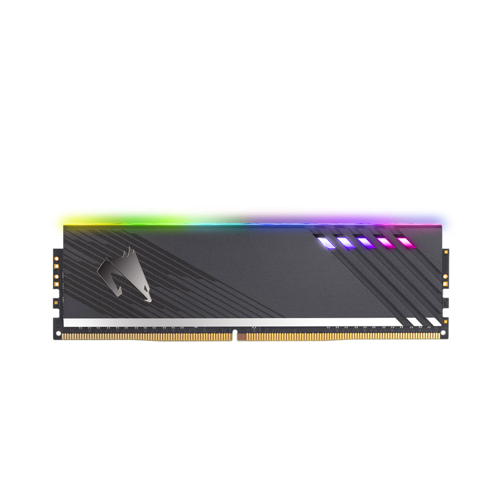 RAM Desktop Gigabyte AORUS RGB 16GB (2x8GB) DDR4 3600MHz (GP-AR36C18S8K2HU416R)
