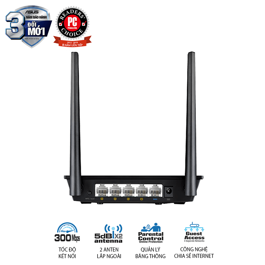 Router wifi ASUS RT-N12 Wireless N300Mbps 3 Router wifi ASUS RT-N12 Wireless N300Mbps