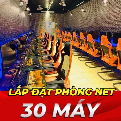 Lắp đặt phòng net 20 máy