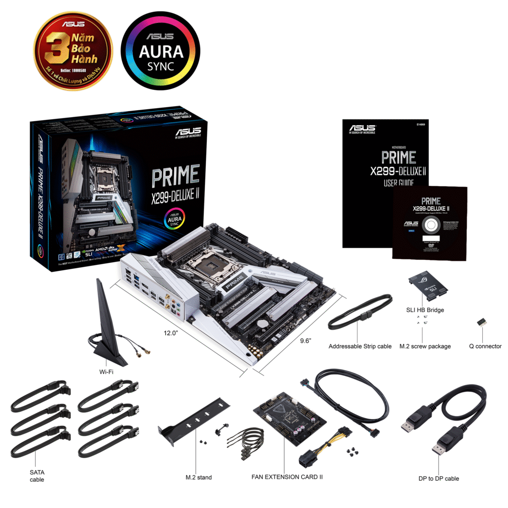 Mainboard Asus PRIME X299-DELUXE II (Intel LGA 2066, ATX, 8 khe RAM DDR4) 15 Mainboard Asus PRIME X299-DELUXE II (Intel LGA 2066, ATX, 8 khe RAM DDR4)