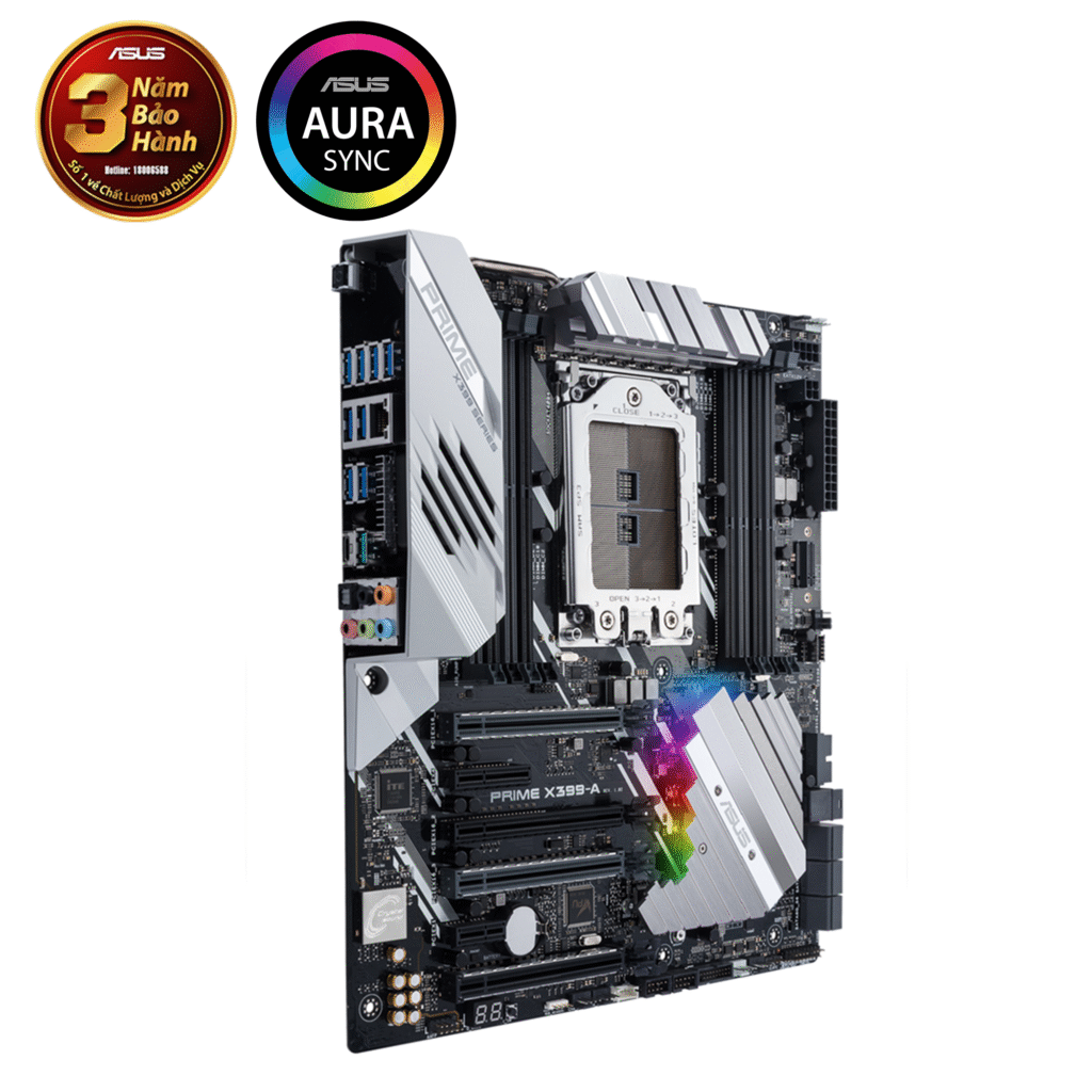 Mainboard Asus PRIME X399-E GAMING (AMD Socket TR4, ATX, 8 khe RAM DDR4)