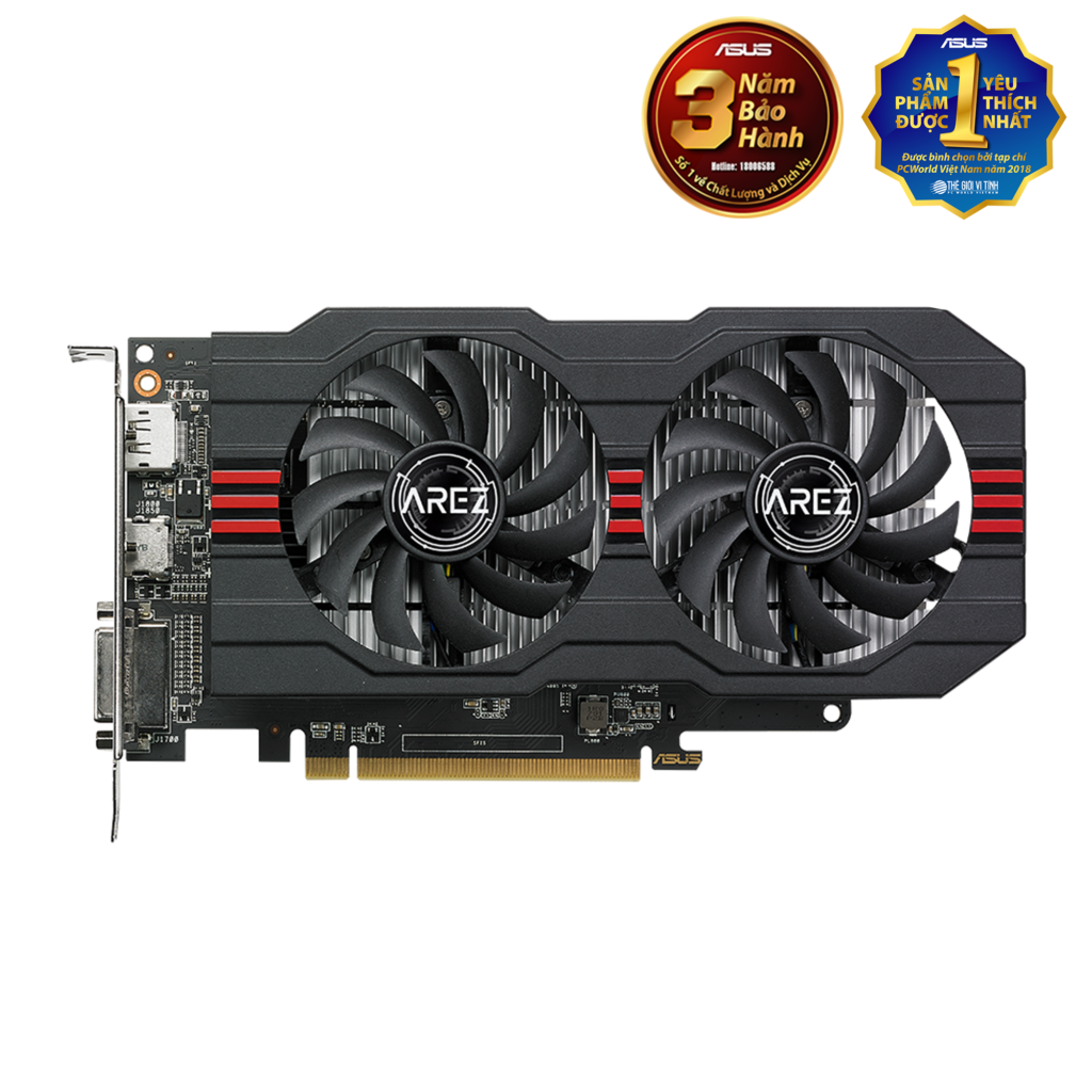 Card màn hình Asus Arez Radeon RX 560 EVO (AREZ-RX560-O4G-EVO)
