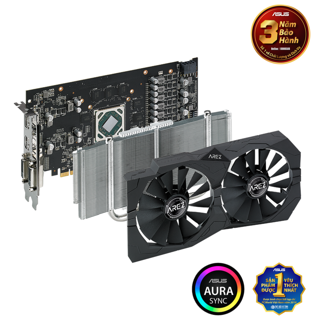 Card màn hình Asus ROG Strix Radeon RX 570 (ROG-STRIX-RX570-O4G-GAMING)